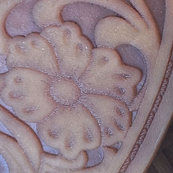 Sofft Millard Peep-Toe Bootie Black Leather Scalloped Laser Cut Zip COMFORT 10 - Picture 13 of 16